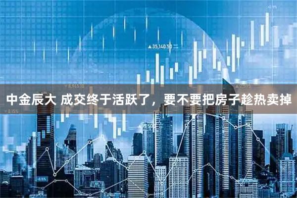中金辰大 成交终于活跃了，要不要把房子趁热卖掉